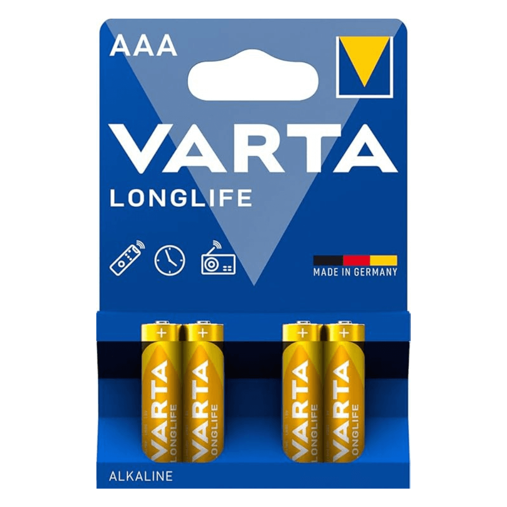 Varta Longlife AAA Alkalin Pil