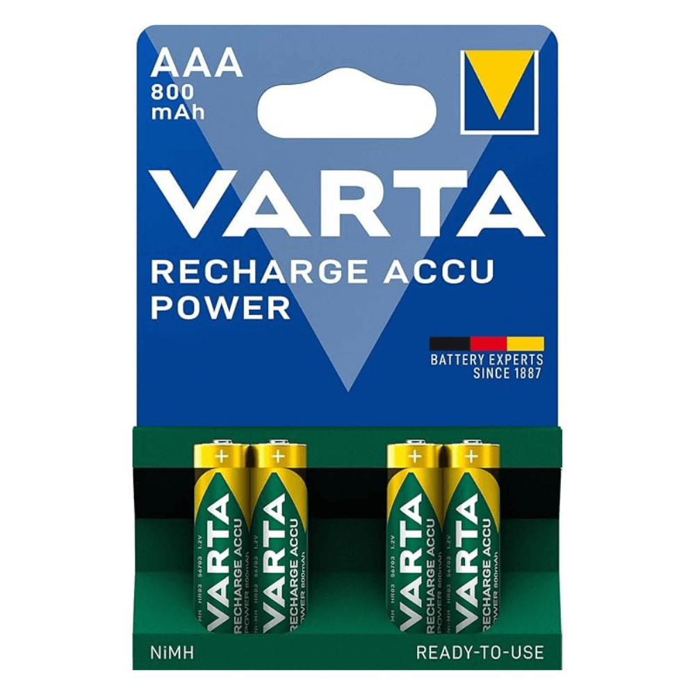Varta Yeniden Şarj Edilebilir AAA Pil